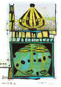 Hundertwasser - Homo Humus Come Va - 10,002 Nights - 05446